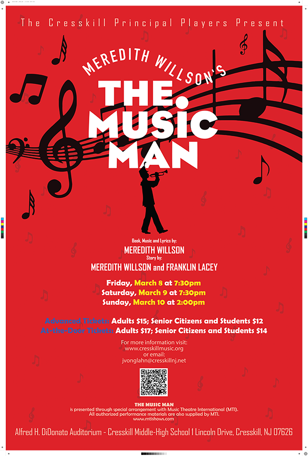 The Cresskill MS-HS Principal Players proudly present “The Music Man” on Fri 3/8 @ 7:30pm, Sat 3/9@ 7:30pm, &amp; Sun 3/10 @ 2pm.  Get your tickets  NOW @ search.seatyourself.biz/.../cresskillm…… Come out &amp; support our students!

<a href="/TheLearningLead/">Dr. Peter Hughes</a>

<a href="/CresskillBOE/">Cresskill Schools</a>

<a href="/JohnMassaro1/">John Massaro</a>
<a href="/CresskillMSHS/">Cresskill MS/HS</a>