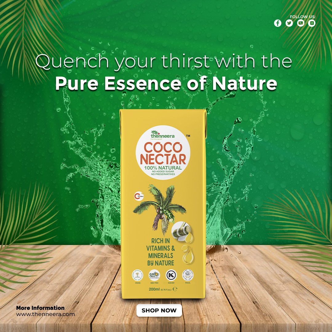 thenneera's tweet photo. Indulge in the pure essence of nature and quench your thirst like never before! Our refreshing beverages are crafted to perfection, offering a delightful escape to the purest flavors. Experience nature's hydration at its finest. #NatureRefresh  #NeeraWellness #NaturalHealth https://t.co/YNTbfIR4MP