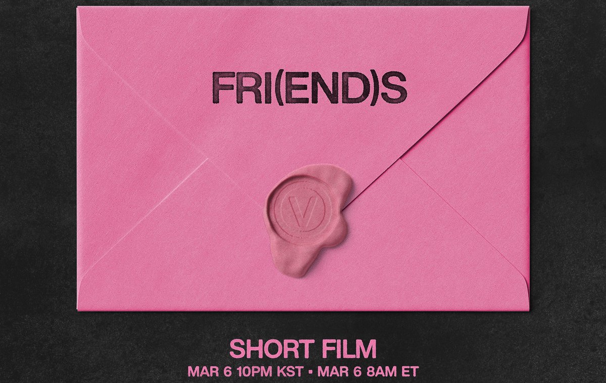pjimegu's tweet photo. Prepare yourselves, Army! The countdown is on with just a few hours to go! π¨ #CountdownInProgress π¨
FRIENDS SHORT FILM IS COMING
FRIENDS IS COMING
V IS COMING
#V #FRIENDSbyV #V_FRIENDS https://t.co/lNMyNMiOL4