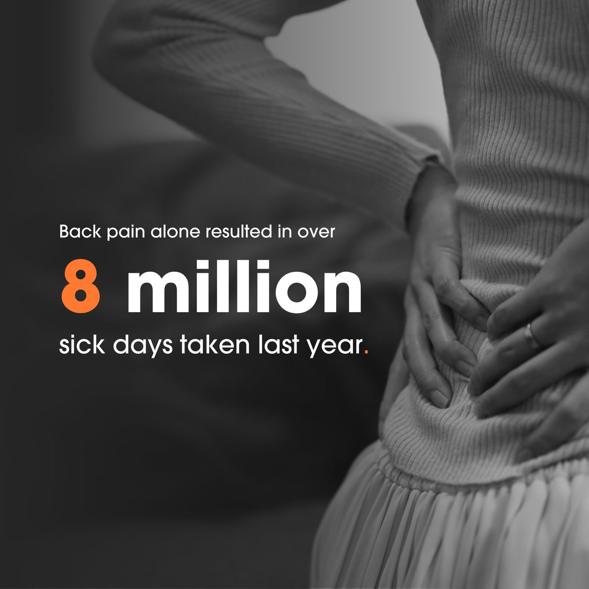 The number of annual work absences due to #backpain in the UK is in the millions. By implementing a digital solution like Phio, employees can access specialist tools for self-managing their conditions & injuries, before they get really bad... ➡️ eql.ai/employee-benef…
