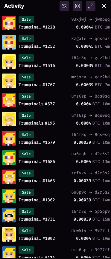 trumpsterbtc's tweet photo. #Trumpinals sales heating up #BTC https://t.co/YcXqNoYc7o https://t.co/IQ6Vz0ggAJ
