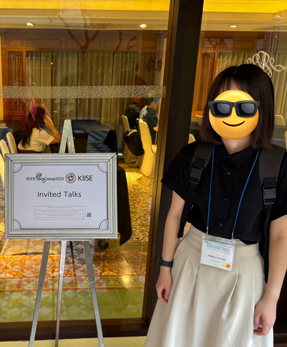 nu3tree's tweet photo. 国際会議1本発表(#BigComp2024)からの次の週に国内会議2本発表(#DEIM2024)とかいう意味わからん怒涛のスケジュールが昨日でようやく終わりました ぶい https://t.co/k0fAMlgMWT