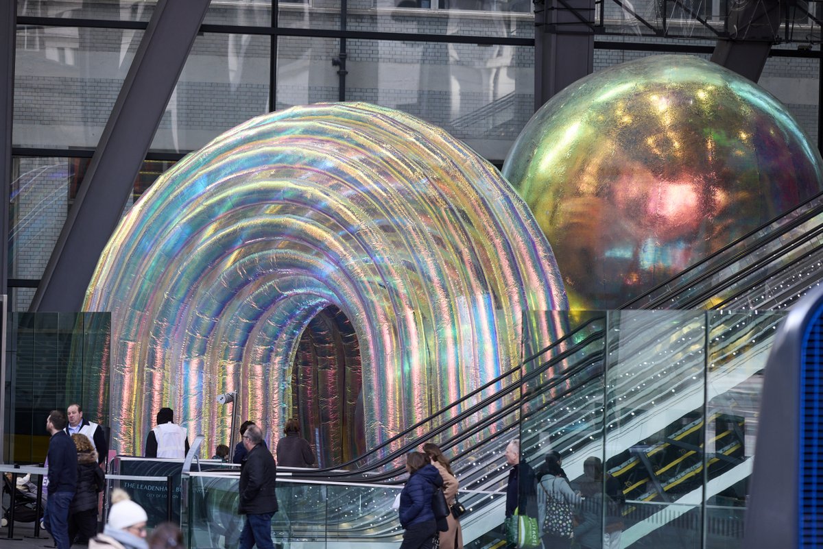 There are just ten more days of Elysian Arcs 🌈 Plan your visit to these enormous inflatable rainbows and bubbles now: ecbid.co.uk/arcs/