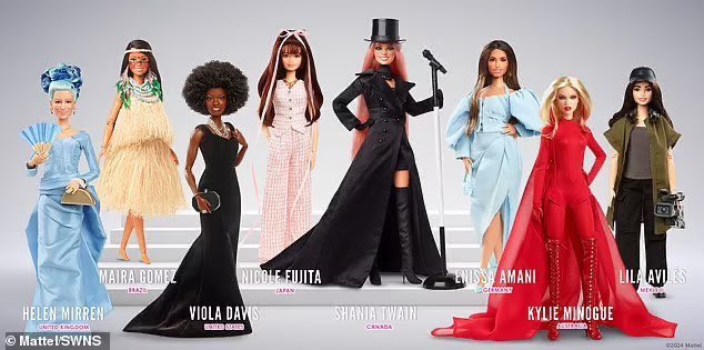 Let’s go girls! @violadavis @kylieminogue @ShaniaTwain #Barbie