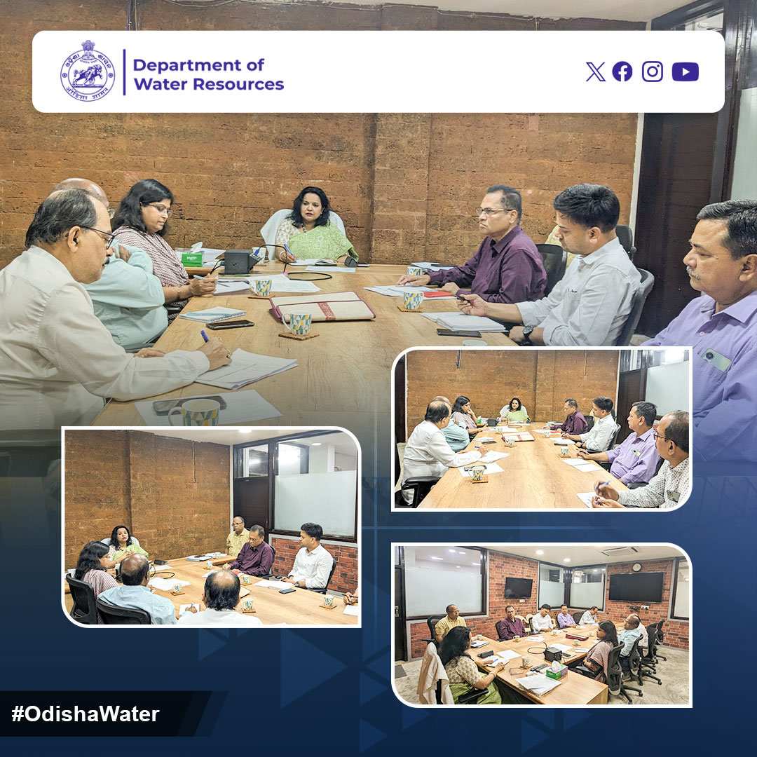 Tender processes, progress/completion of works, #FloodPreparedness, #WaterServices, and #Expenditure of #DoWR were #Reviewed by @_anugarg, IAS, DC-Cum-ACS on 06.03 24 at 12.30 pm. Focus on reality-based management and ensuring timely completion. #OdishaWater