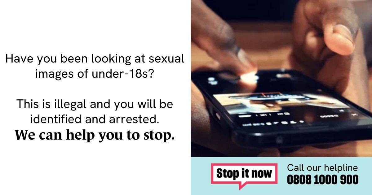 Looking at sexual images of children is illegal and causes harm to the children involved. If you live in #Devon or #Cornwall and have been looking at these kinds of images, get the help you need to stop. Visit: stopitnow.org.uk #StopItNow