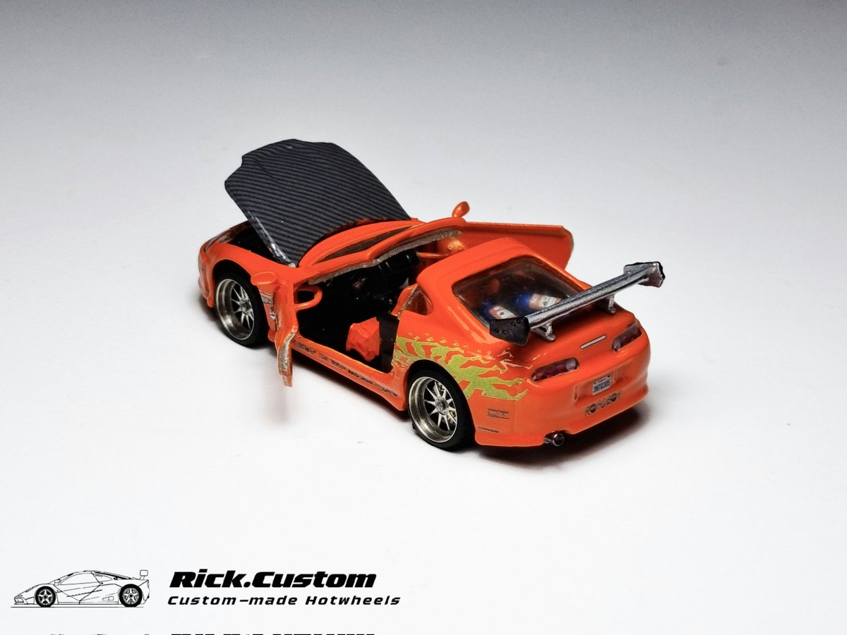 More details 💯
Toyota Supra MK4 
Extreme Custom Order
#customdiecast #customhotwheels #worldwideshipping #diecast