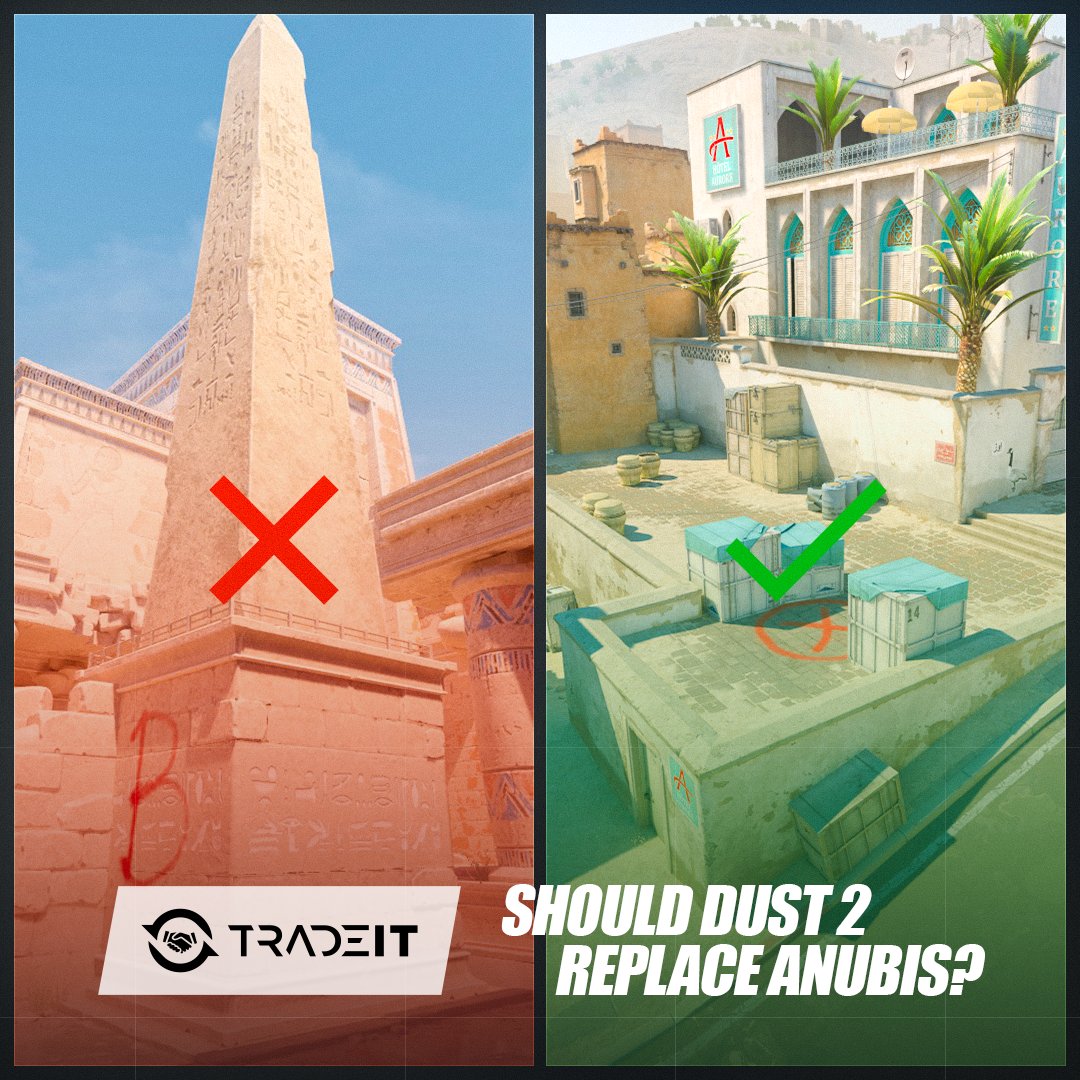 Should Dust 2 replace Anubis in CS2?