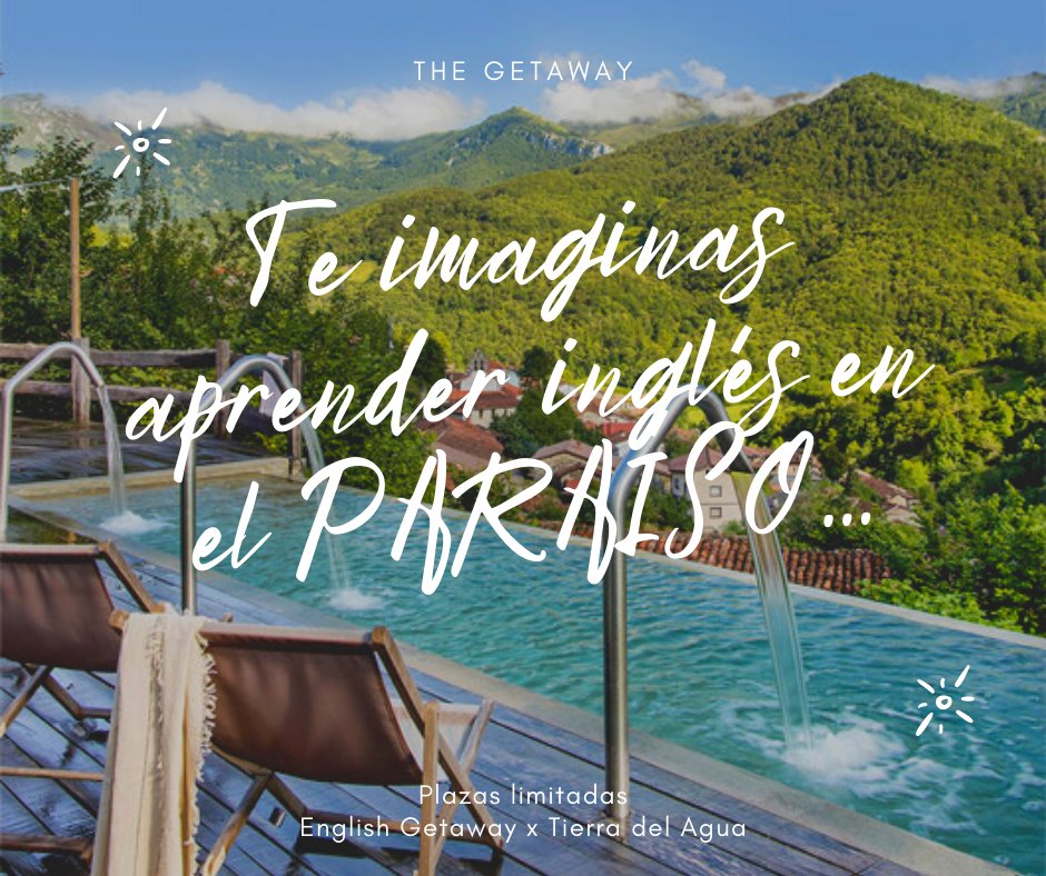 englishgetaway's tweet photo. The Getaway is back &amp; better, 6 días en la maravillosa @TierradAgua un sólo objetivo: ¡mejorar tu inglés!

Infórmate aquí: https://t.co/7A4KuTXB9V

#englishgetaway #learnenglish #thegetaway #Asturias #ingles #clases #Programadeinmersion #EnglishLessons #inmersioneningles https://t.co/0WsgBcyoGj