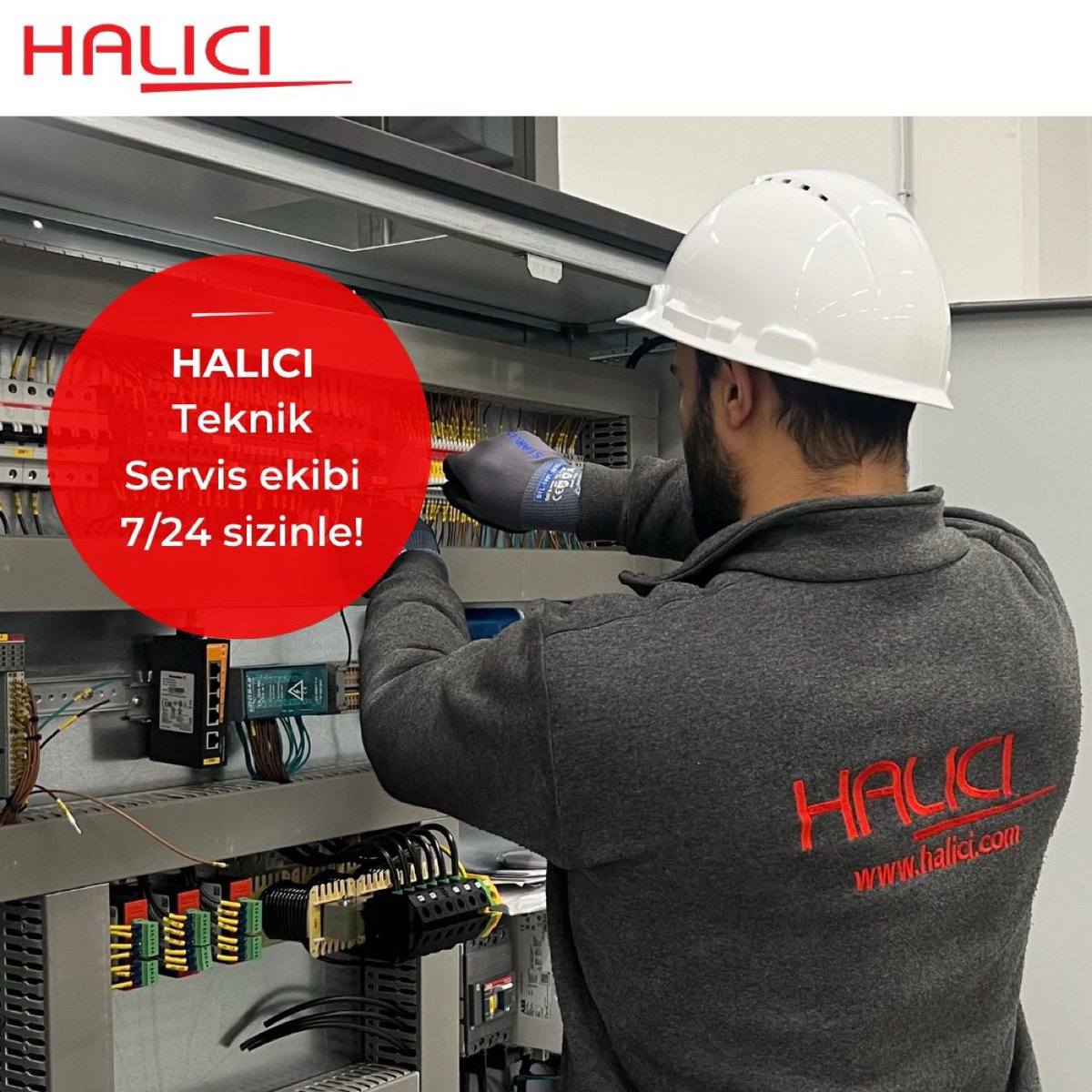 ABB ürünleriniz için teknik destek mi arıyorsunuz? HALICI, ABB yetkili servisi olarak sizlere her zaman hizmet vermektedir. 444 34 94 numaralı hattan bizi arayabilir veya servis@halici.com mail adresinden bizlere direkt olarak ulaşabilirsiniz. #HALICI #halıcıgroup #ABB