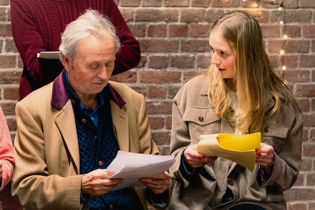 Scratch Night with Rising Phoenix Arts Collective reading Luna in @gabriellaleonardi new play Luna January which is 🔥