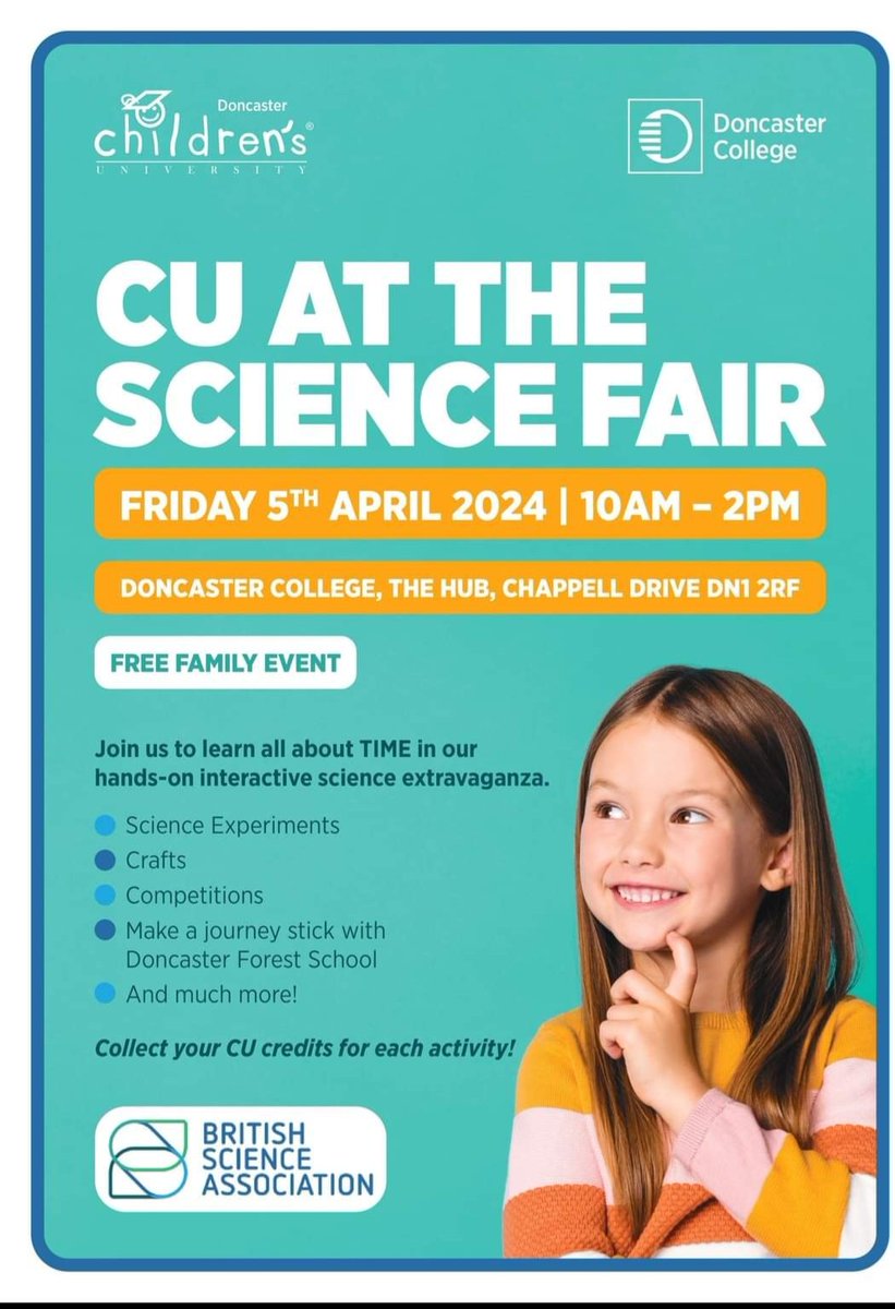 Super excited to share this with our Community. Agter the success of last year! Drop in and take part in lots of science fun!