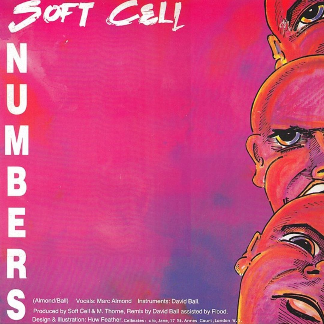 It was in this week in 1983 that Soft Cell's 'Numbers' / 'Barriers' release hit its UK singles chart peak of 25... #softcell #marcalmond #daveball