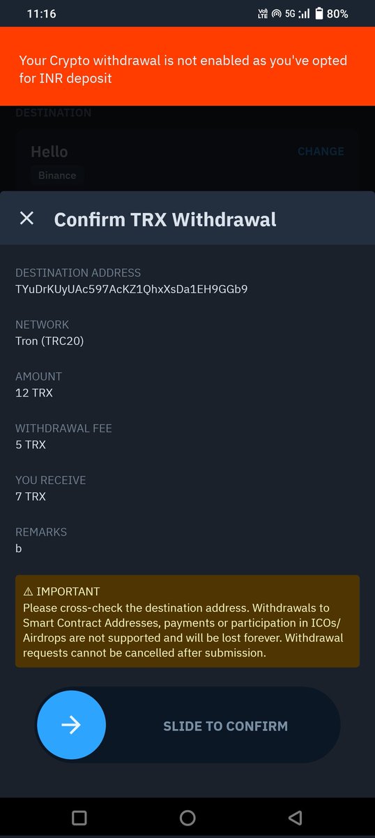Why #Wazirx is charging so high fee on spot trading.

🔶 In spite of that exchanges Deposit and withdrawals are not working properly and #crypto deposit and withdrawal is disabled.

🔶 UI and UX is very bad. If I open it then I feel close it immediately.

🔶 Exchanges do not