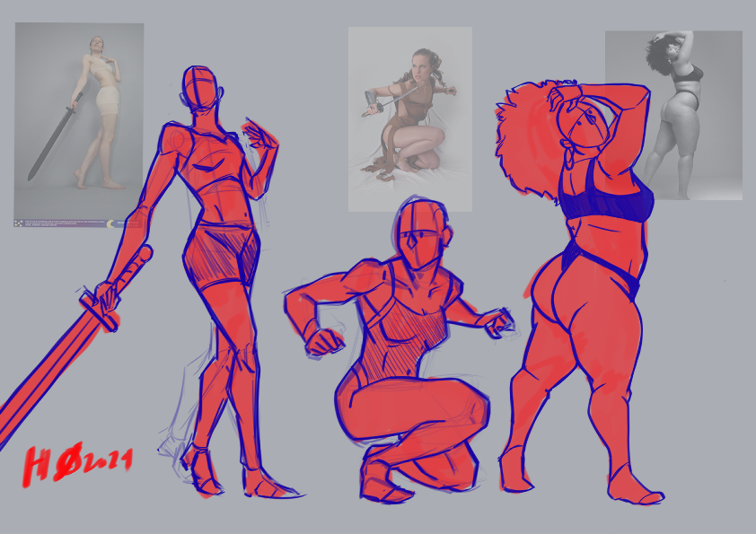 hyperjpegs's tweet image. I&apos;ve been quite busy with my review and character design class, but here are some of my drills this week (Days 1 and 2). 

Forgot how fun and &quot;therapeutic&quot; figure drawing is for me. Getting the basics down first again so I can make more from my stylized art.