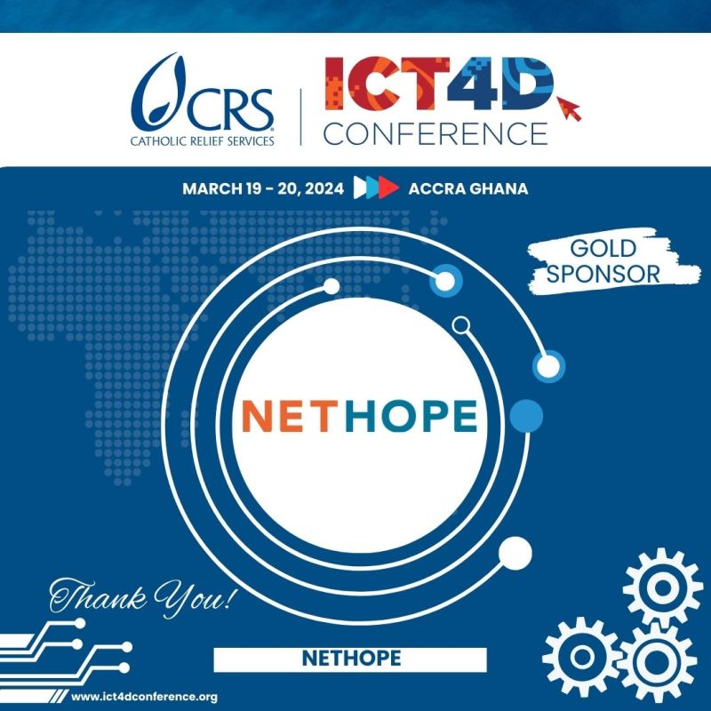 We're proud to be a gold sponsor at this year's ICT4D Conference that will be held in Ghana, from March 19th – 20th. To learn more about the conference, visit: ict4dconference.org #NetHope #ICT4D #LocalizedDigitalSolutions