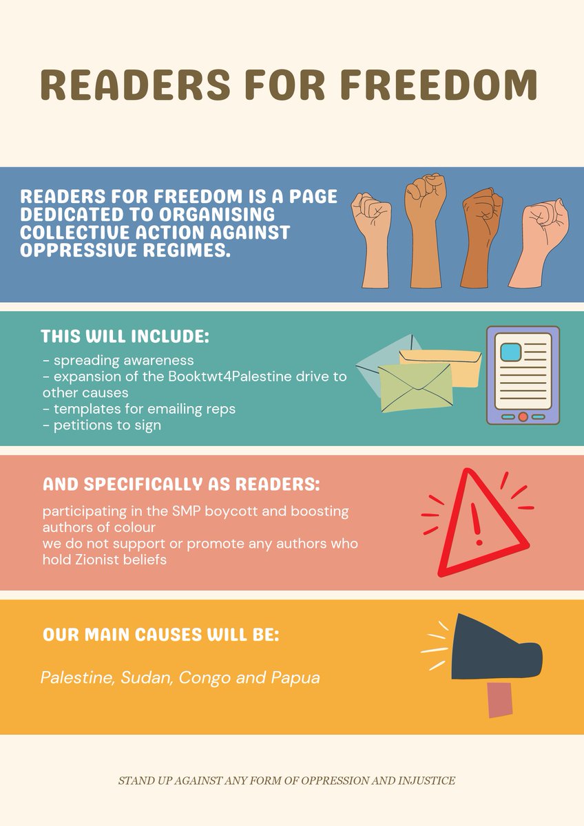 readers4freedom's tweet image. Hello #booktwt, welcome to Readers for Freedom! We are a page dedicated to organizing collective action against oppressive regimes.