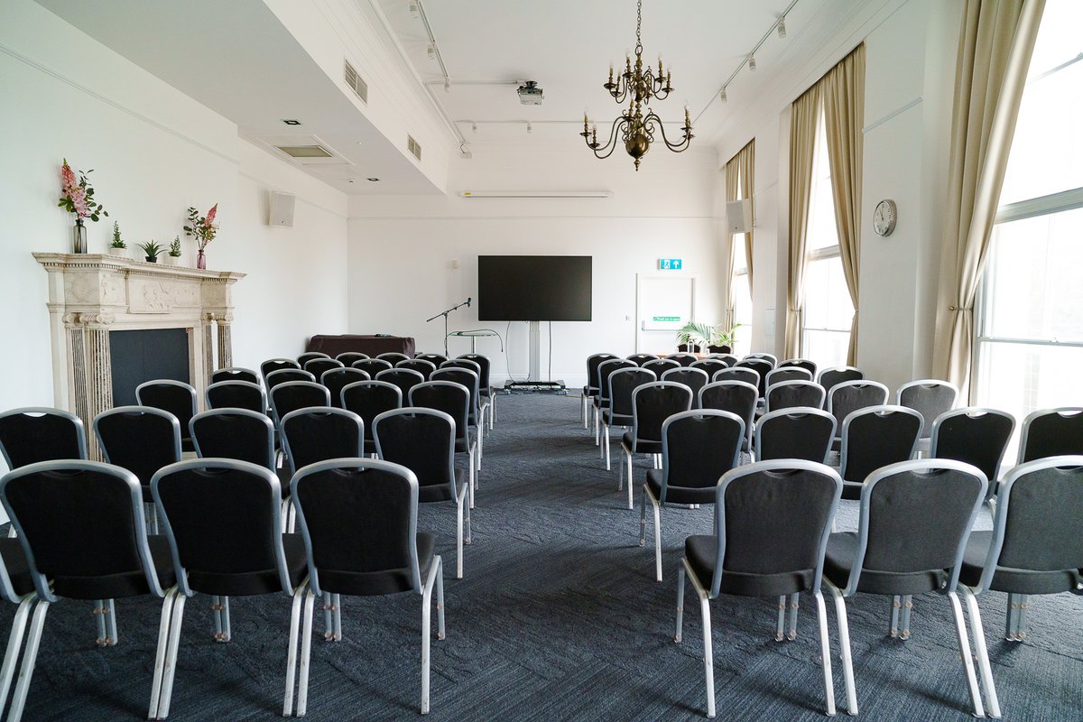 Check out our versatile Gulbenkian room! 
Perfect for conferences, weddings, or social gatherings, it boasts:
- Floor to ceiling windows
- Capacity: 12-100
- Hi-speed WiFi
- Accessible

Contact us now to book: 
📞 020 7631 8397 
📧 info@ishvenues.uk

 #EventSpace #VenueHire