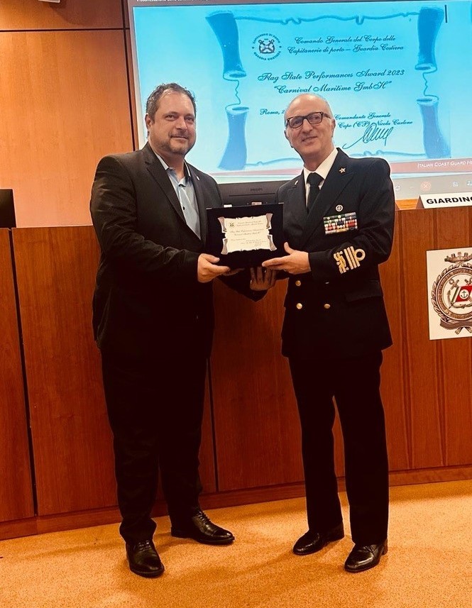 The Italian Coast Guard awarded @CostaCruises and Aida Cruises for their safety achievements in 2023. costapresscenter.com/costa/profile-…