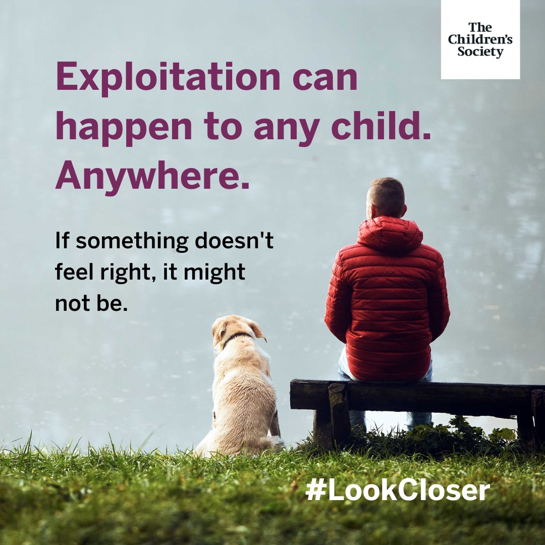 Any young person anywhere can be a victim of Child Exploitation. We're supporting @childrensociety, @BTP & @PoliceChiefs #LookCloser campaign to raise awareness. Learn how to spot the signs, how to access support and how to help keep young people safe: bit.ly/44TDtcz