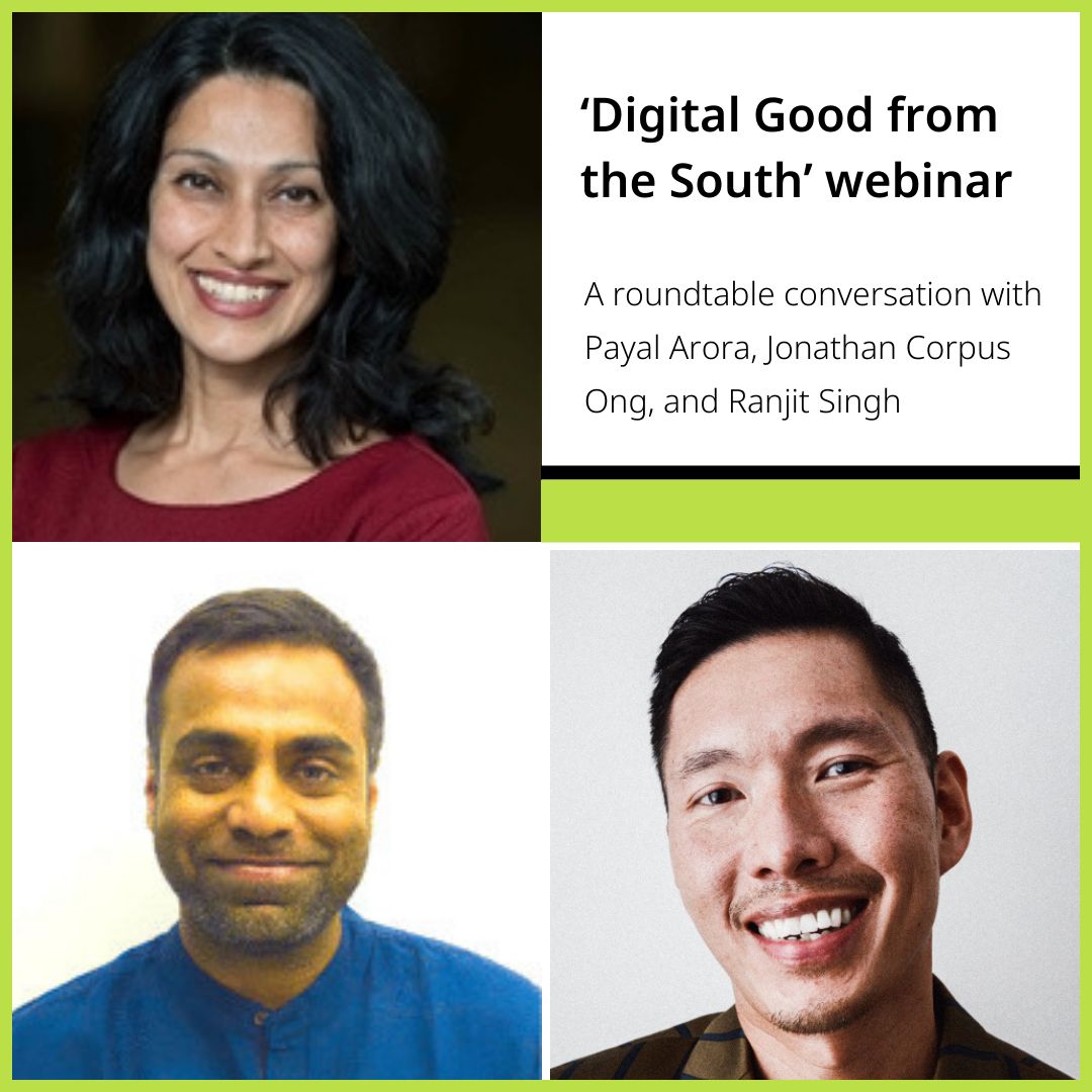 Don't miss our free webinar about the #DigitalGood and the #GlobalSouth. Essential watching if you are applying to our #Fellowships scheme. On Tuesday 12 March, 3pm-4pm UK time. buff.ly/49o3Z0Q