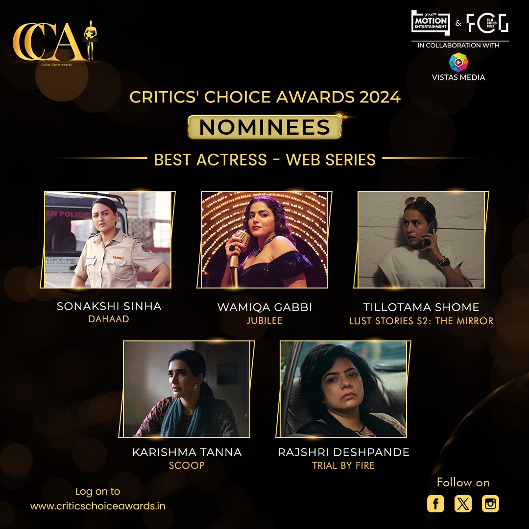 The #CriticsChoiceAwards #WebSeries nominations are here, spotlighting captivating storytelling and incredible performances, chosen by the top film critics from across the country. Stay tuned to find out who will take home the Awards! 🏆 <a href="/theFCGofficial/">Film Critics Guild</a> @groupm_motion @VMC_sg