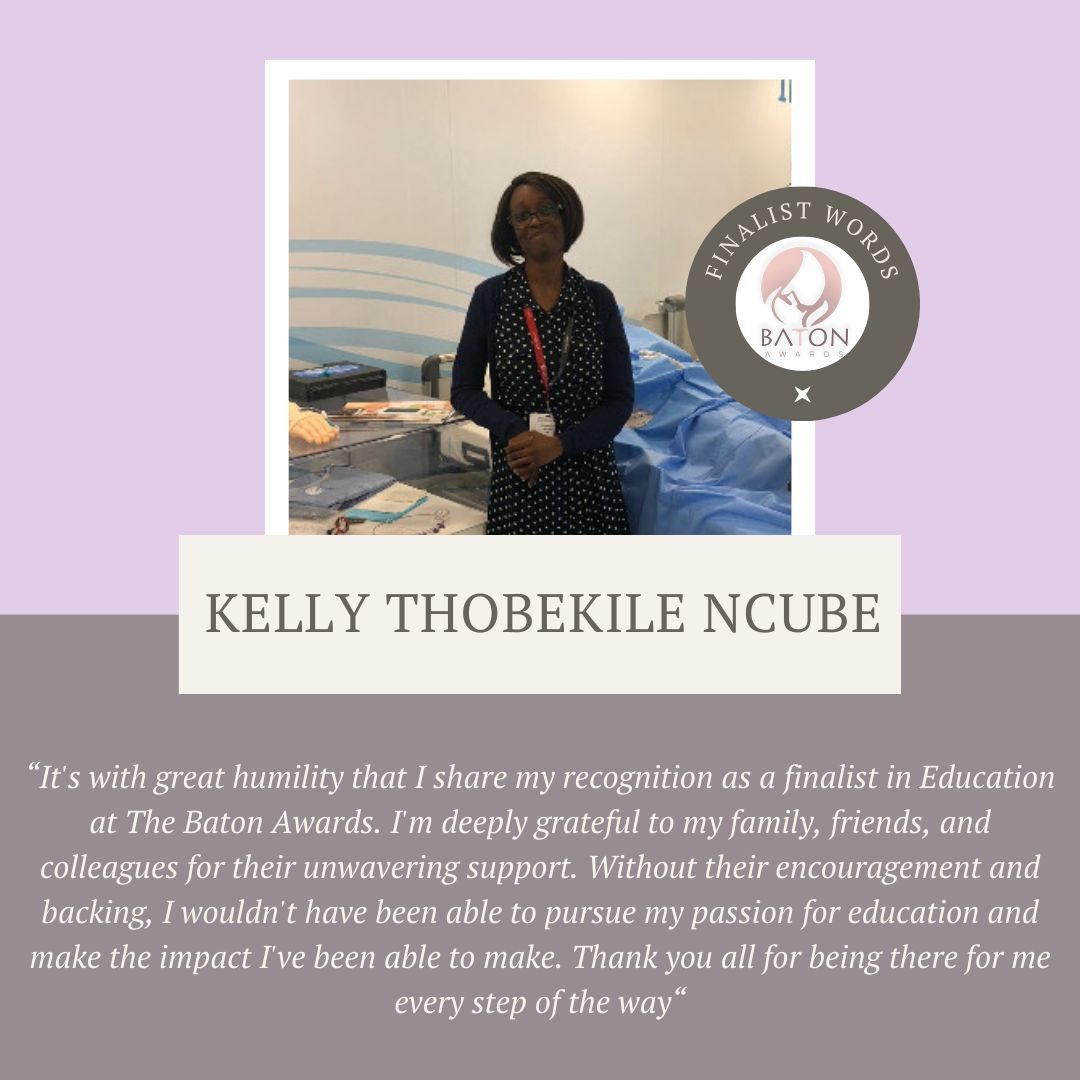 Here are a few words from Kelly Thobekile Ncube, our finalist of The Services to Education Award 🏆 Thank you everyone for joining us at The Baton Awards and helping us shine a light on outstanding women from diverse racial groups who are making a difference in the world! #2023