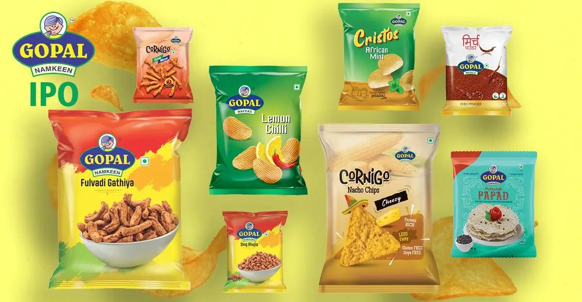 aditya_kondawar's tweet photo. Gopal Snacks IPO opened today

Founded in 1999 and Dubbed as the Gathiya King, it sold 81.7L packets of its snacks everyday in 6MFY24!

This is my 100th thread since Feb 2023, so show some love :)

Everything you need to know about the company - https://t.co/gdQ7qsUyri