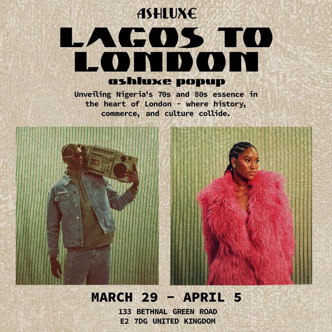 LONDON POP UP 🇬🇧 A tale of 2 vibrant cities, inspired by the past, designed for the future. Enjoy a vintage Ekó experience & limited edition pieces. 📆: 29th March 2023 📍: 133, Bethnal Green Rd, London. Signup to attend• Link in Bio