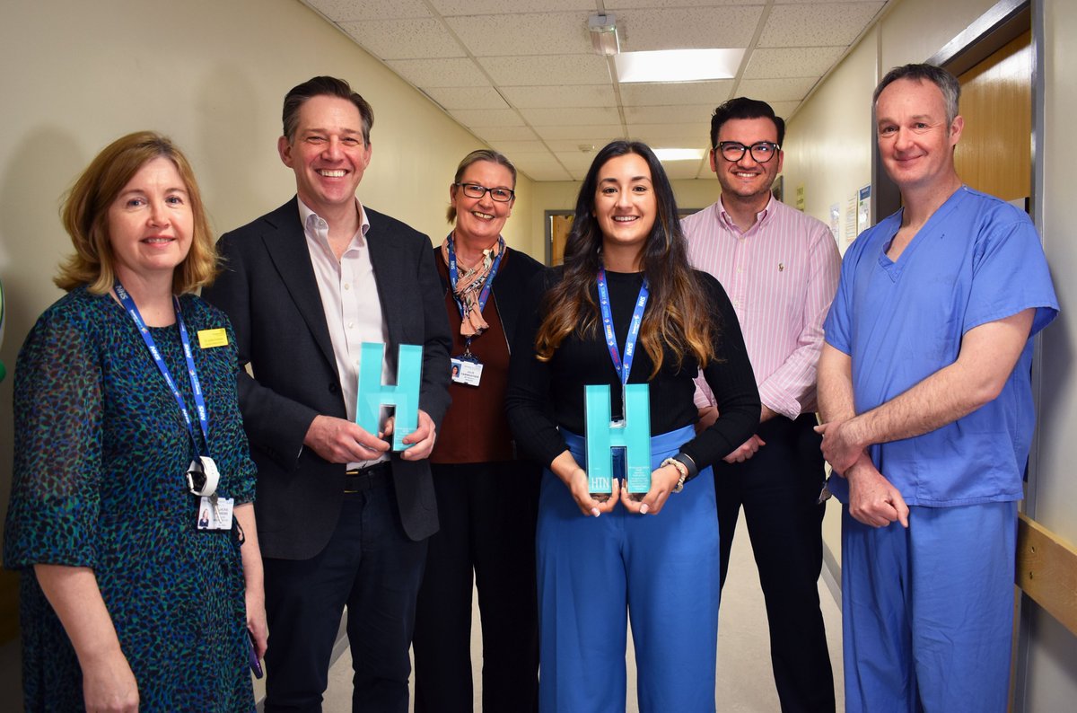 HDFT has received the Innovation in Health and Care Award and was named Overall Winner of the HTN Now Awards for its Harrogate Post Procedure Patient Innovation (HAPPI) Project🏆 Well done to everyone involved! Read more: hdft.nhs.uk/news/harrogate…