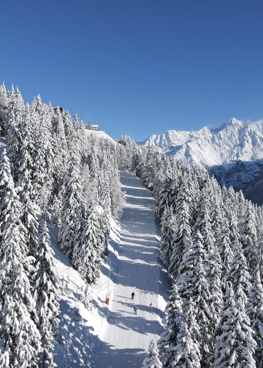 Carte postale depuis la Flégère : la neige est de retour, pour des moments inoubliables ! #chamonix #montblanc #hautesavoie