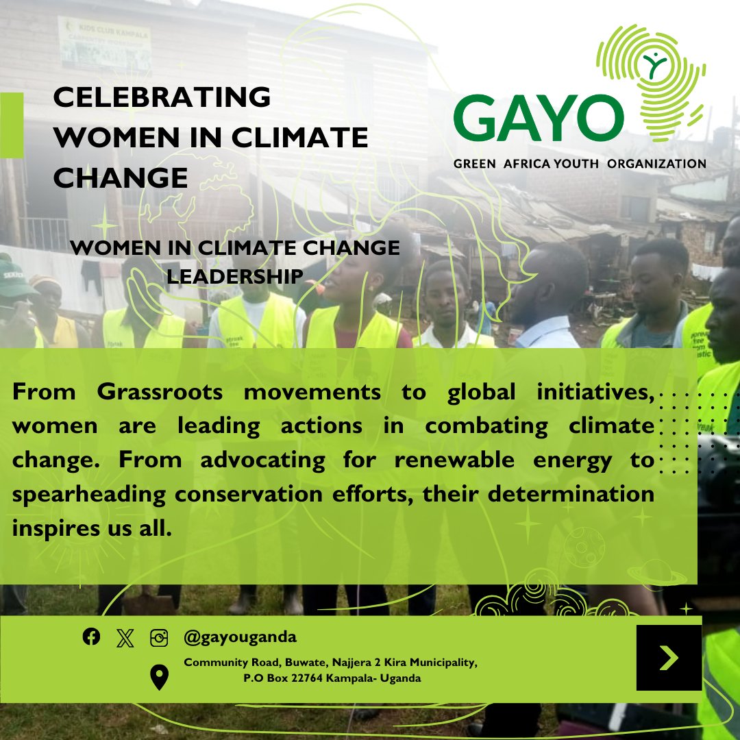 Women are stepping up, breaking barriers, and driving the fight against climate change and its effects worldwide. We celebrate their leadership in pushing for a greener and more sustainable future together! 💪 #WomensHistoryMonth #ClimateLeaders #SustainableFuture #WomensDay