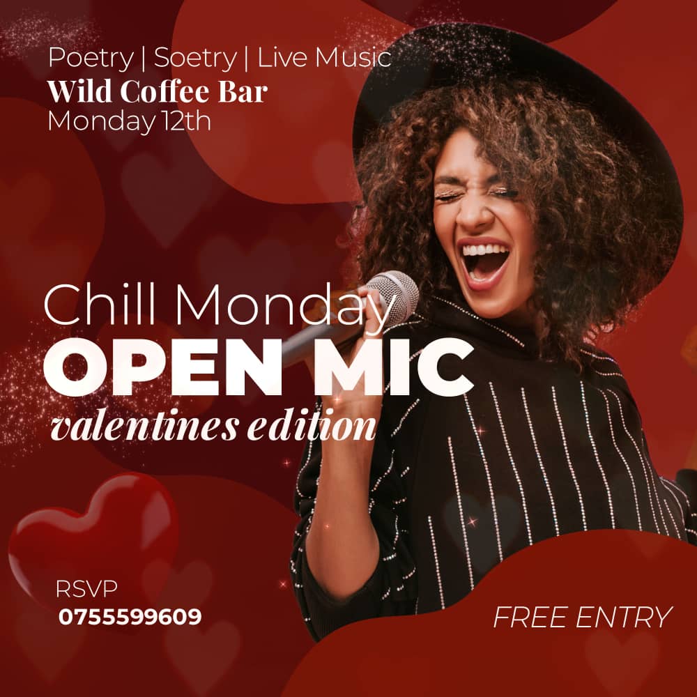 Valentine's day came early at #chillMonday open mic this year! We are sharing some love with you come Monday 12th Feb @wildcoffeebar1 Bring someone special and share a special moment filled with love, warmth and positivity as you get some amazing poetry and acoustic music.