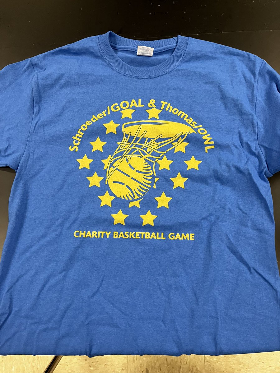 🚨AS BIG AS THE WHAT!?🚨 @WSWarriorCrew, you know where and when to be tonight! 👇🏻😤 🆚 @SchroederHS vs @ThomasTitans 🏀 Staff Charity Basketball Game 📍Thomas Gym 💥 Tipoff @ 6:30pm TONIGHT 🎟️ $5 (suggested) goes towards @TownofWebsterNY’s Miracle Field @WCSDProud 💙💛