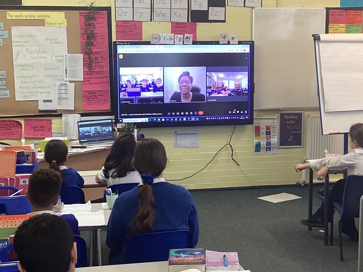 PelhamYear6's tweet photo. Year 6 are learning about the role of a Director of Public Health from the wonderful #DrMbema #FromDoctorToDirector @trustilluminate @PelhamPrimary_ @NationalCareers #HealthyLiving https://t.co/x7KGk1o8E6