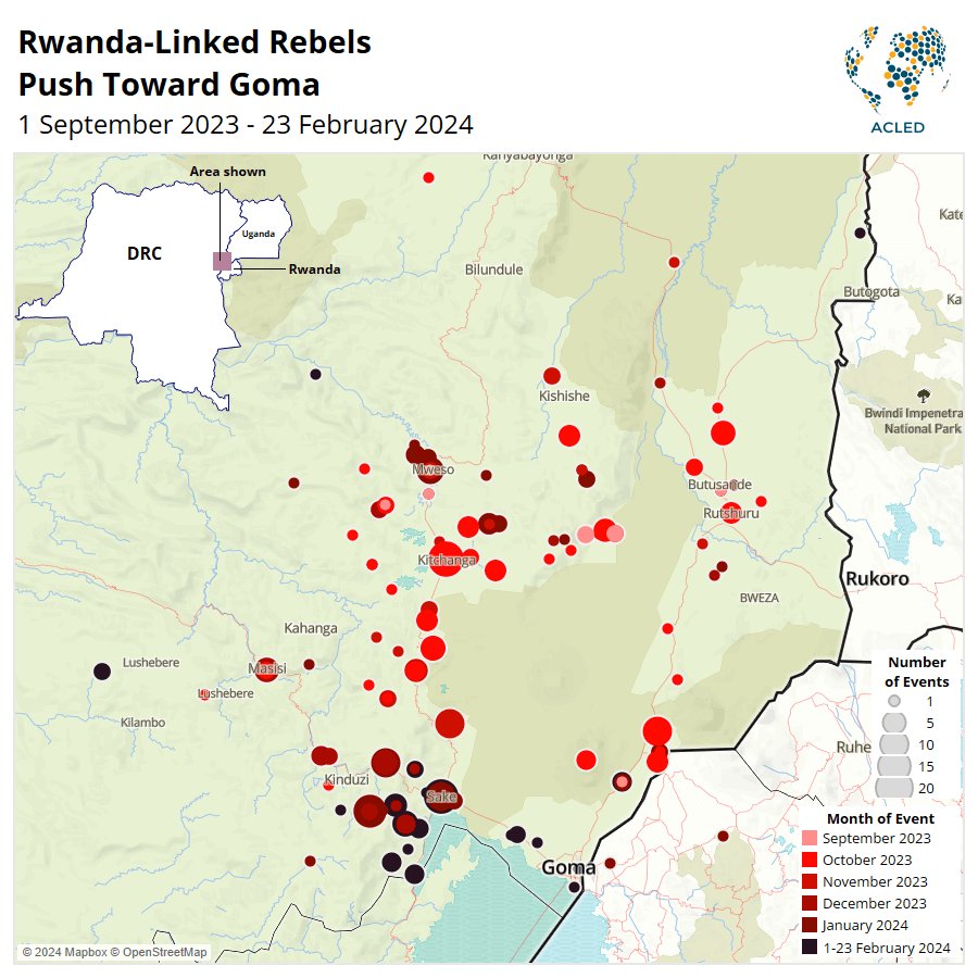 SlapMaps's tweet image. Situation on the ground in #DRCongo near the #Rwanda border.