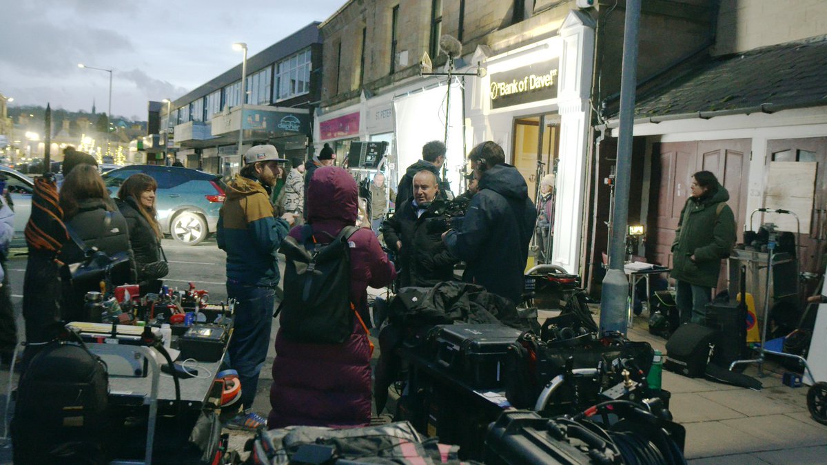 Behind the scenes...🎥 Bank of Dave 2 started filming in #Burnley last week and there is more to come during March! Who's excited to see the town in the global spotlight again?