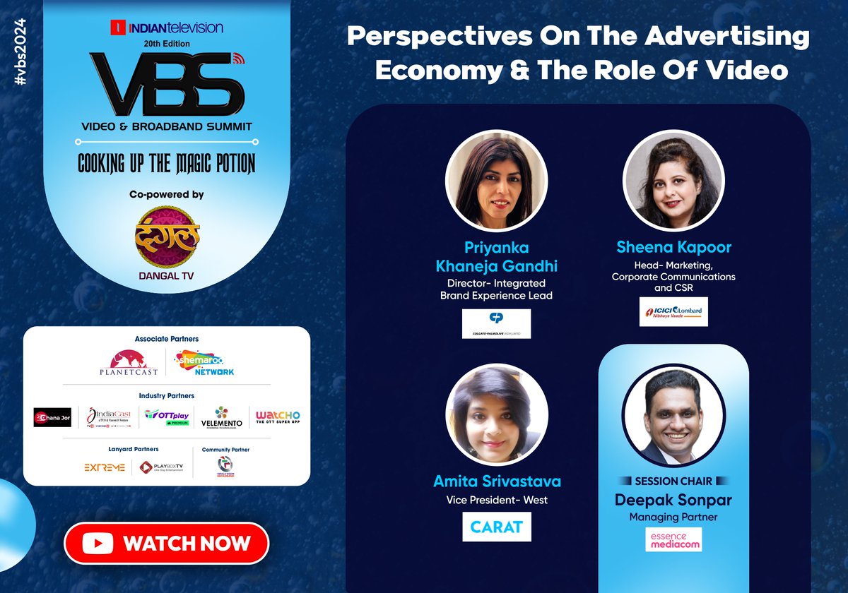 Missed the session? Watch Now on YouTube: Perspectives on the advertising economy & the role of video at Video & Broadband Summit 2024!

Watch Now: youtube.com/watch?v=htk-wF…

For More Info: videoandbroadbandsummit.com

#VBS2024 #VideoAndBroadbandSummit