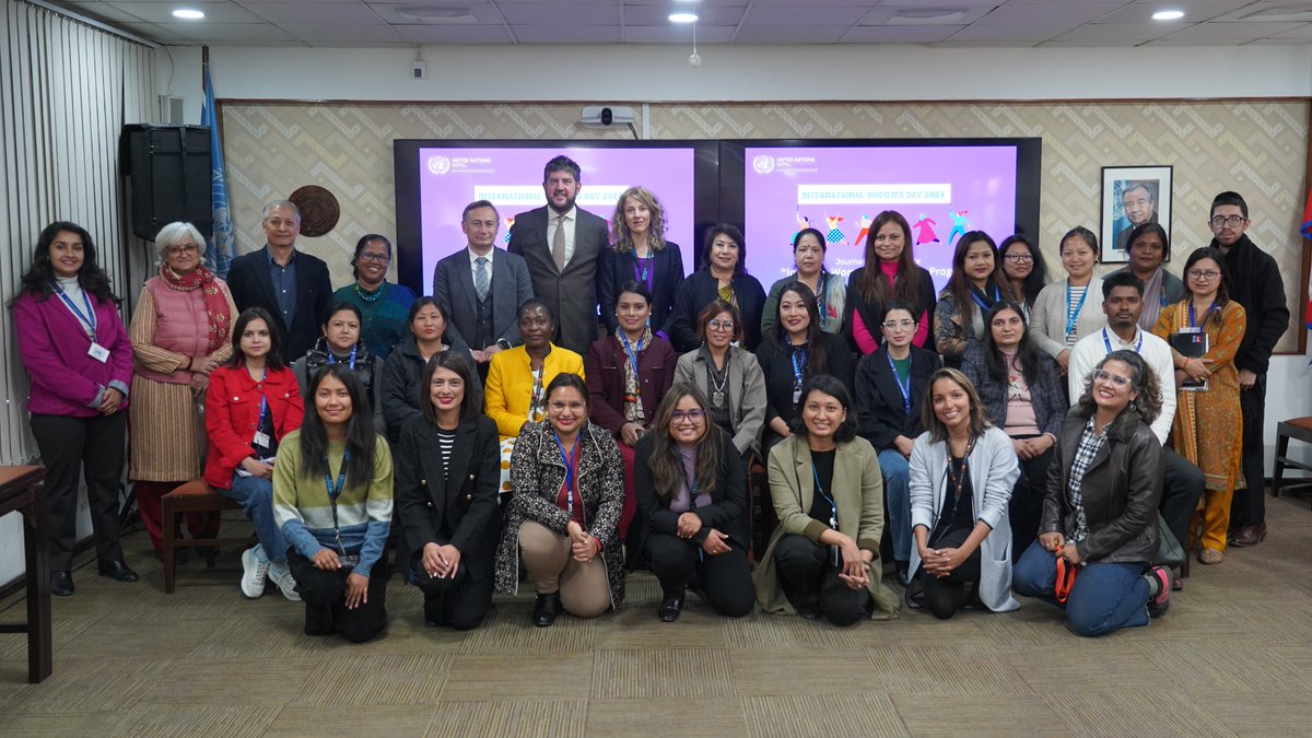 The role of media cannot be understated for countries to achieve #genderequality Today we're excited to kick off our first #JournalistRoundtable for 2024-a key dialogue between the media & @UN_Nepal to advocate everyone to #InvestinWomen in #Nepal marking the upcoming #IWD2024
