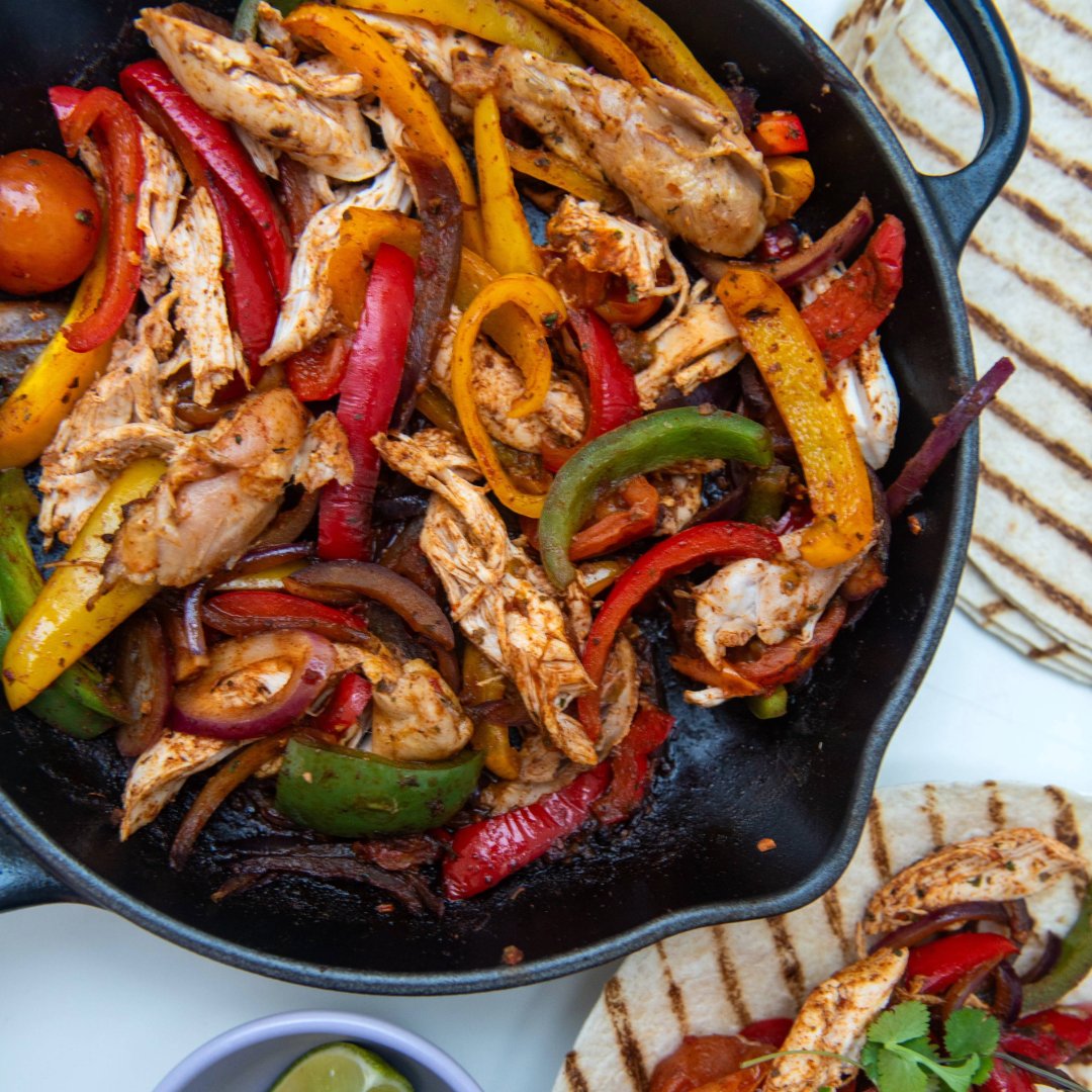 Introducing Mighty Dishes!💪 We're bringing you some top tips, tricks and hacks to level up your meals AND save food from ending up in the bin. Check out these mouth watering leftover chicken fajitas whipped up from some leftover roast chicken. Delicious! bit.ly/MightyDishes