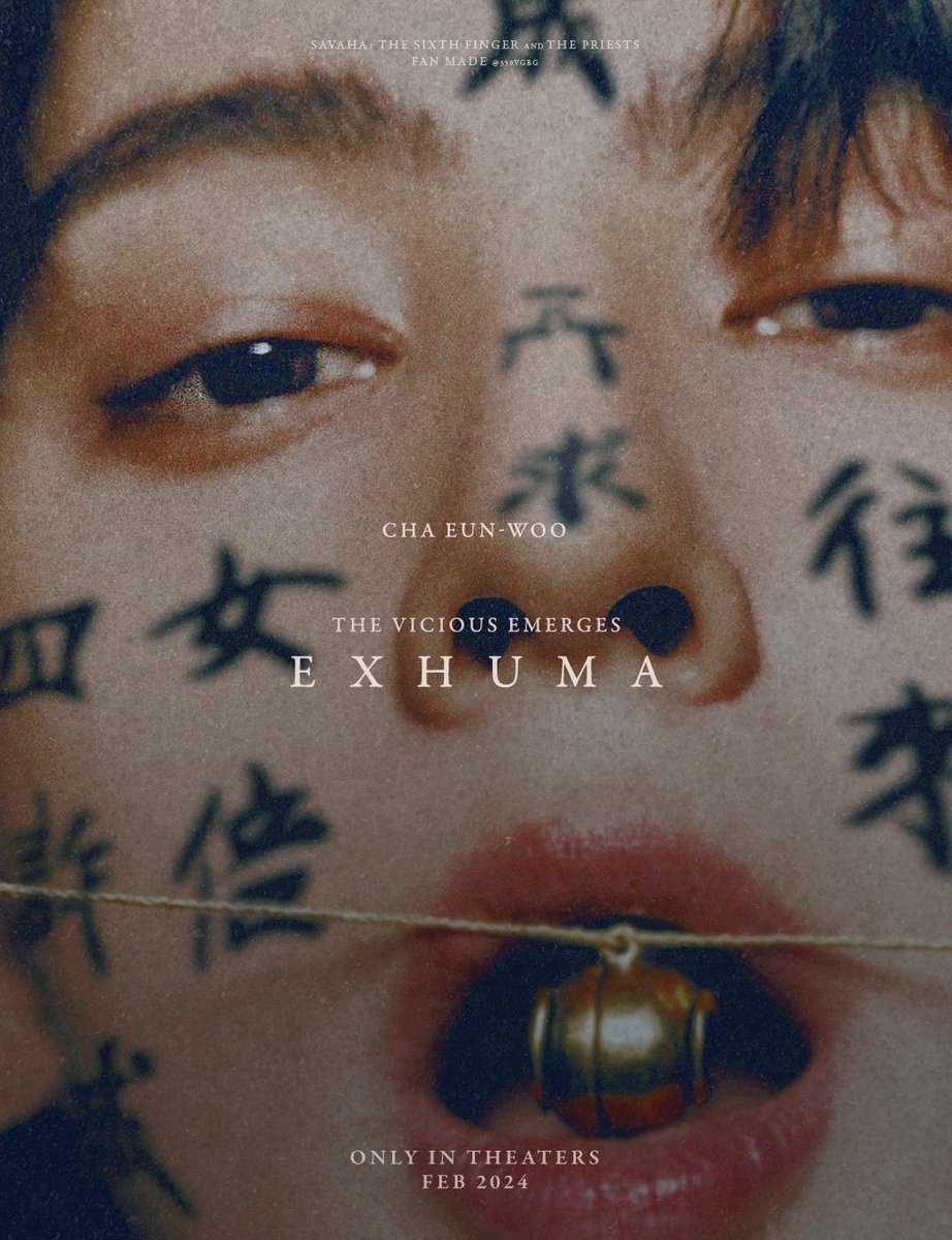 EXHUMA, el nuevo thriller de terror sobre ocultismo está arrasando en la taquilla surcoreana. Una familia rica con una enfermedad desconocida, ofrece dinero a un chamán para que traslade la tumba de un antepasado. En el proceso algo se libera y se lía muy parda😱