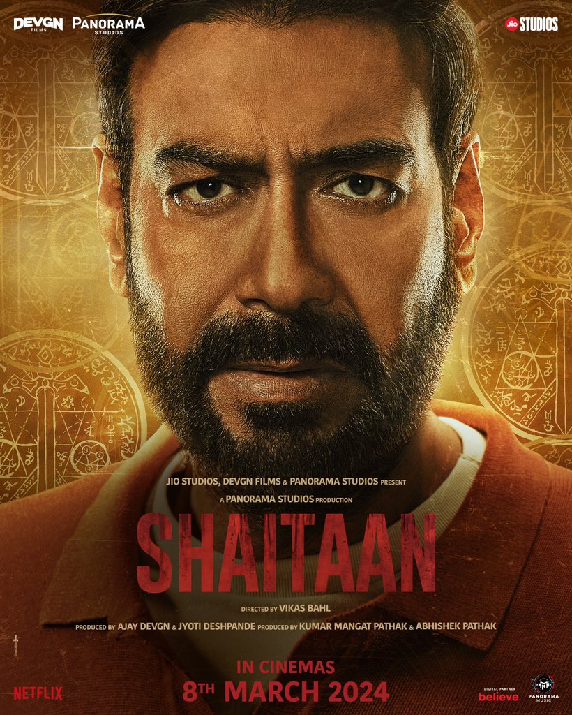 Let's Check #Shaitaan Buzz - 

More than 100 Retweets will prove that Shaitaan will open beyond 12cr. On Friday.

Full Fledged Advance Bookings Open for Shaitaan. Milte hai is Friday cinemagharo mein 👍 #AjayDevgn