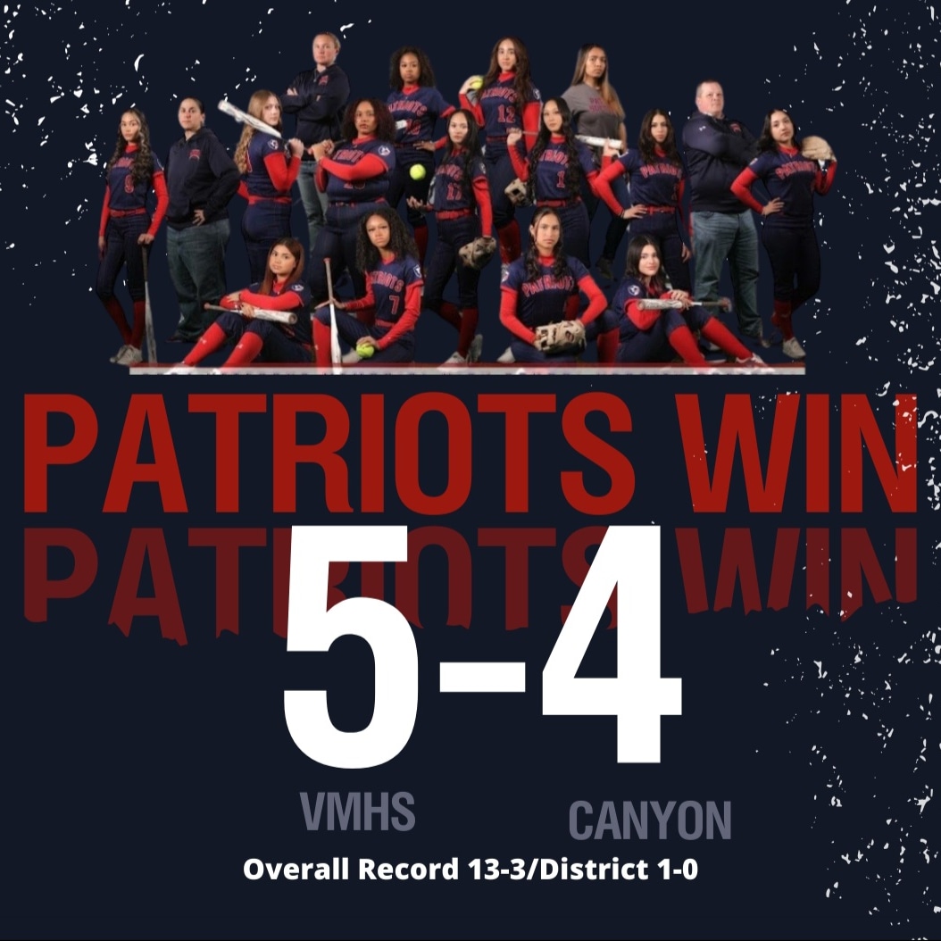 We understood the assignment! The Patriots beat last year's undefeated district champs and set the tone for the remainder of the season! <a href="/JISD_ATHLETICS/">Judson ISD Athletics</a> <a href="/SAVeteransHS/">Veterans Memorial High School</a> <a href="/VMHSABC/">VMHS Athletic Booster Club</a> <a href="/VMHSMediaTeam/">VMHS Media</a>