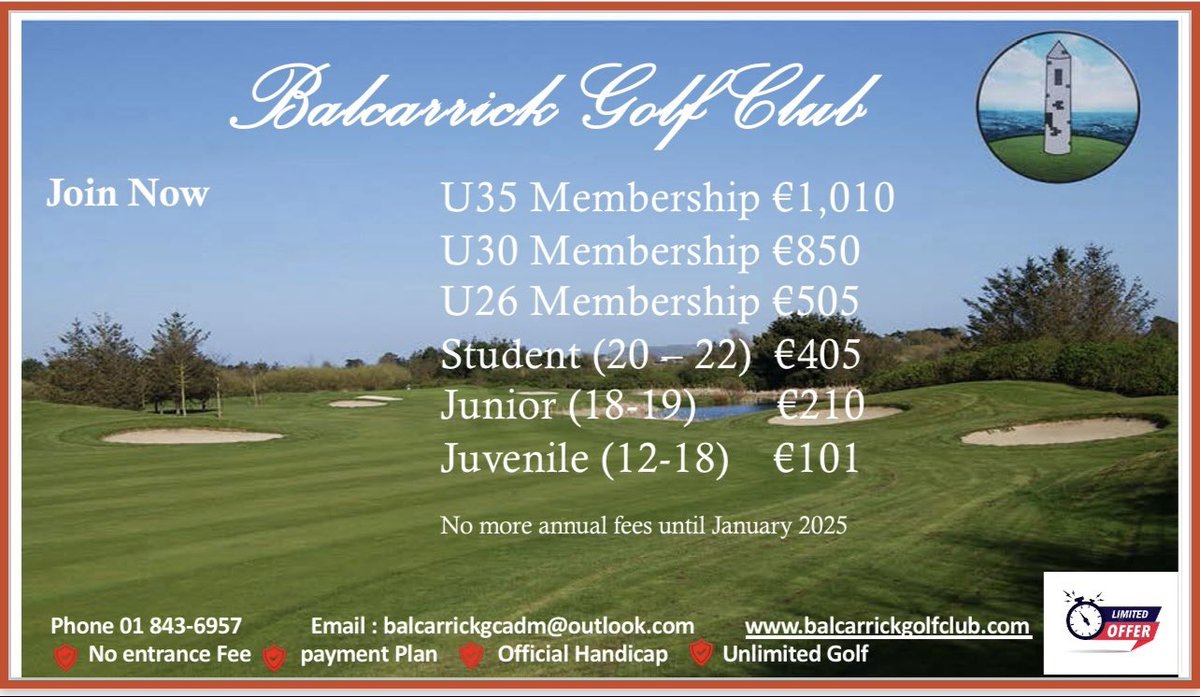 Balcarrick Golf Club tweet media