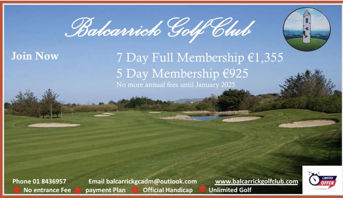 Balcarrick Golf Club tweet media