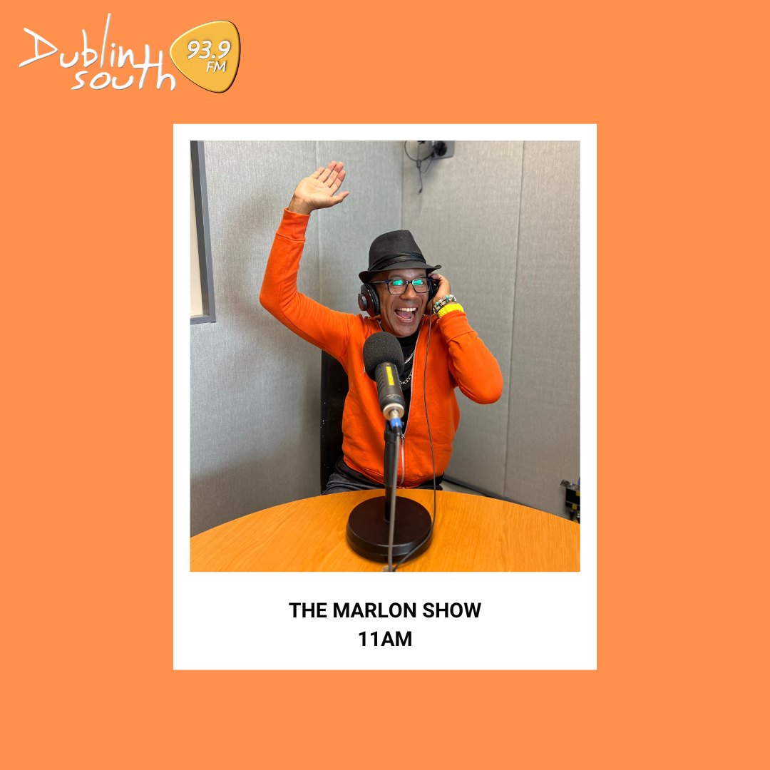 The Marlon Show with @jimenezmarlon72 at 11am: Marlon is delighted to have his friend @IanVeenman back on the show. Ian has been on the show before and this time he is promoting his brand new single 'Running Out Of Time'. 👂 : Dublin South FM 93.9 💻 : dublinsouthfm.ie