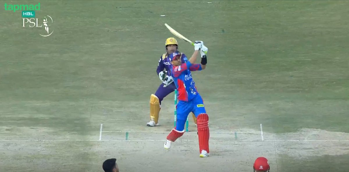 Shoaib Malik hits a six to Abrar Ahmed for SIX in his very style ❤️

Ian Bishop said 'I can't tell how many times I have seen this shot from Shoaib Malik in the last 15 years' 🔥

#HBLPSL9 | #KKvQG | #QGvKK