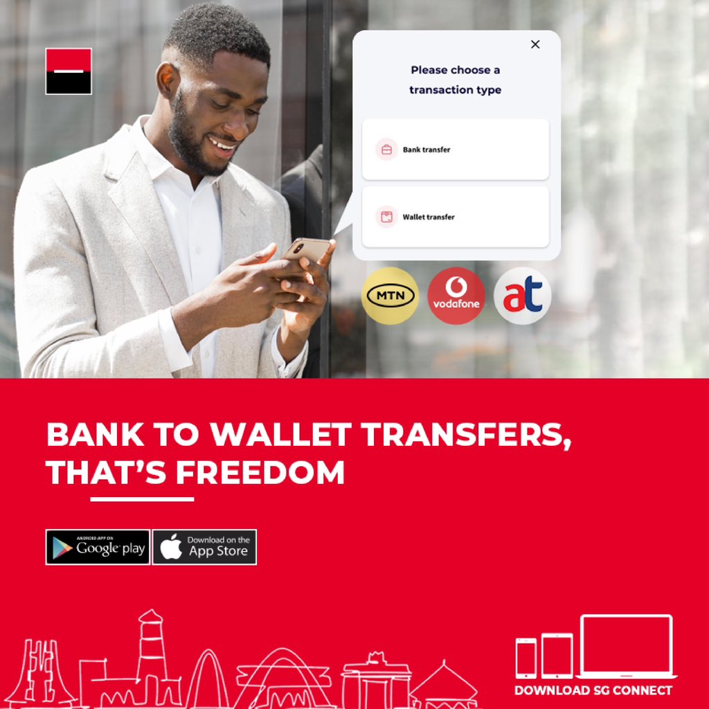 SG_Ghana's tweet photo. Happy Independence Day!
With an array of payment options offered by SG Ghana, embrace a new era of freedom.
Celebrate this holiday by utilizing your SG Ghana Visa card or making mobile money payments through the SG Connect app.
#IndependenceDay #SGConnect #SGGhana #SGVisaCard https://t.co/Vz0GkMJv8y