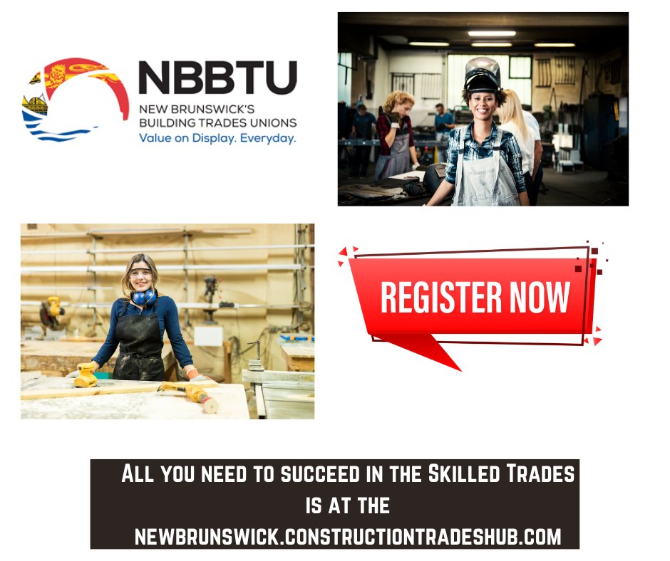 This week is Women in Construction Week. We are not only celebrating diversity and inclusion but also igniting a spark in future generations of women to join the construction field. Sign up at the Construction Trades Hub to find out where to start! newbrunswick.constructiontradeshub.com