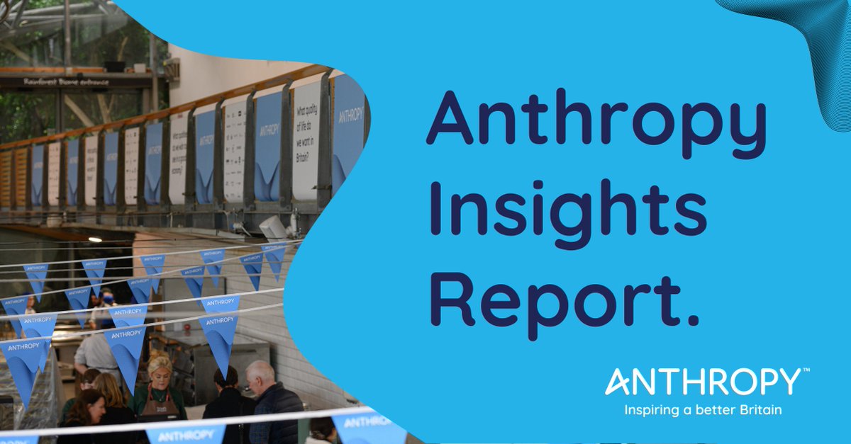 We look forward to publishing the results of our research, powered by @IpsosUK, very soon. Sign up to get your copy of the report once it becomes available to all. anthropy.uk #Report #Anthropy #Insights